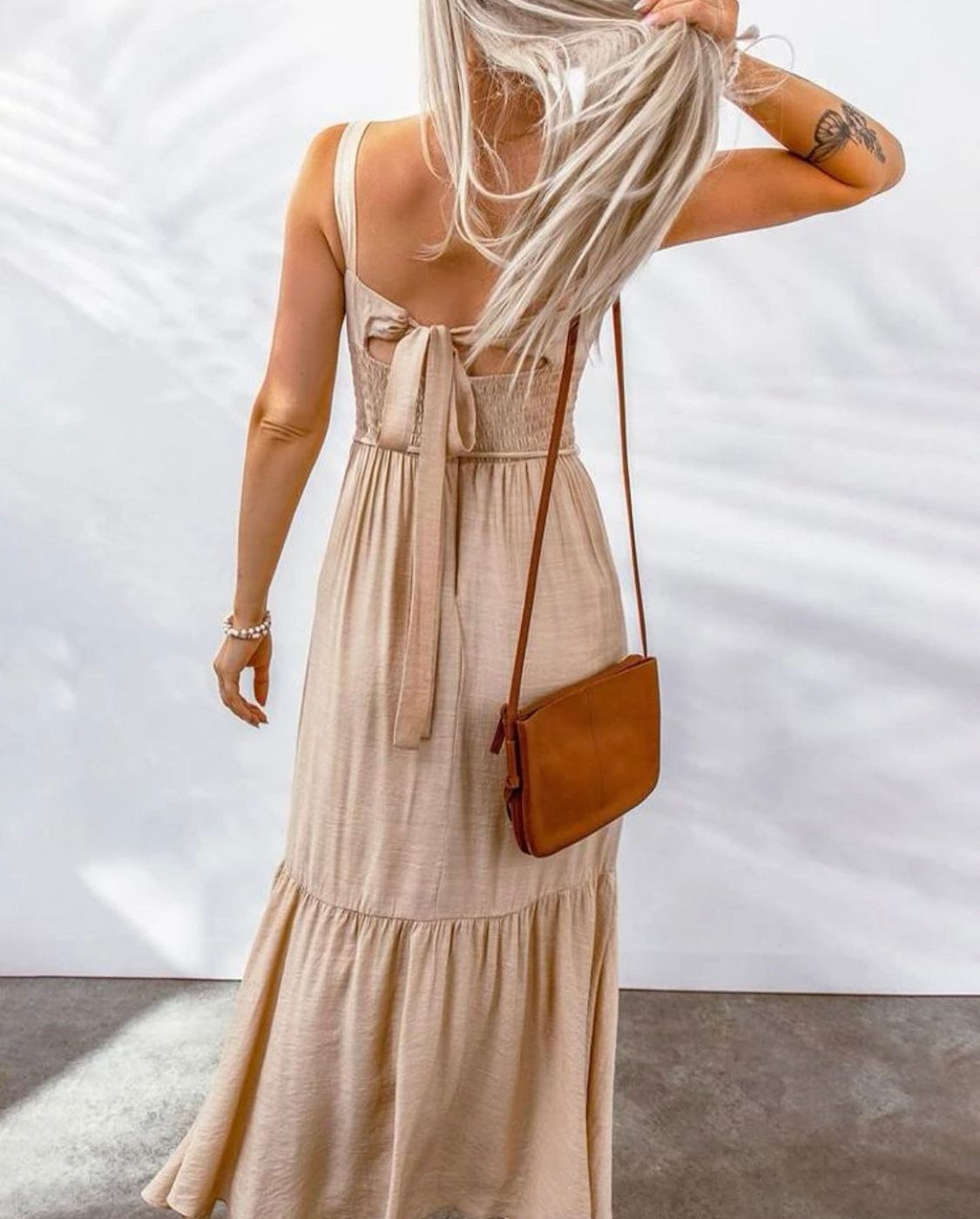 Vestido nude