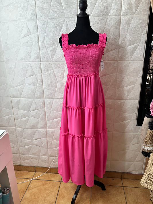 Vestido rosado