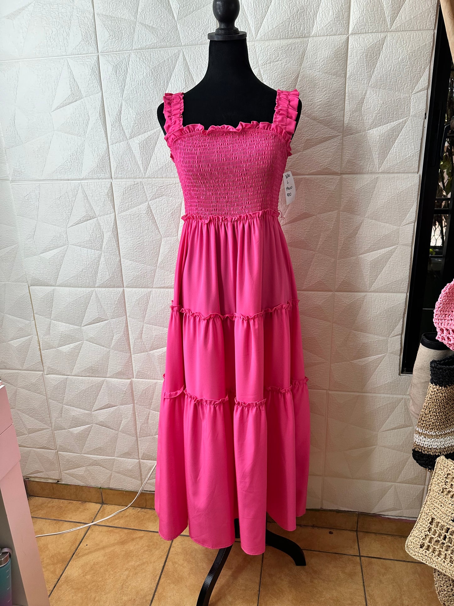 Vestido rosado