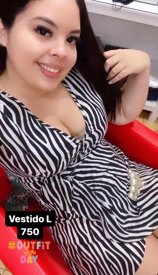 Vestido zebra