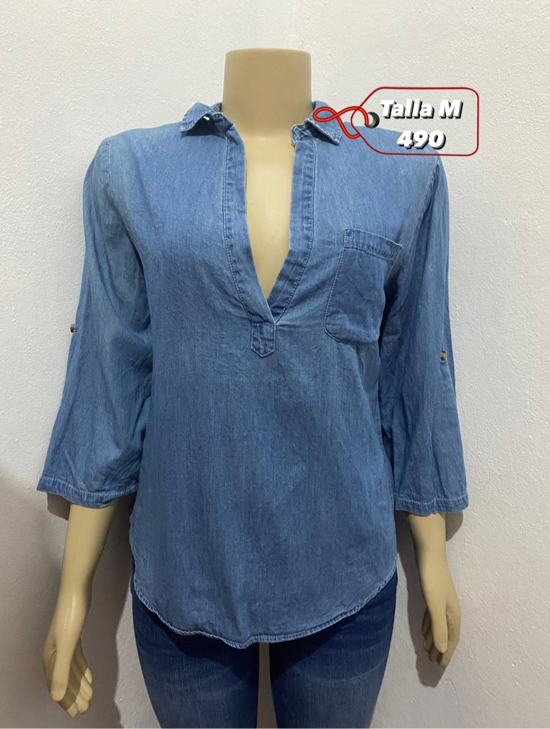 Blusa denim