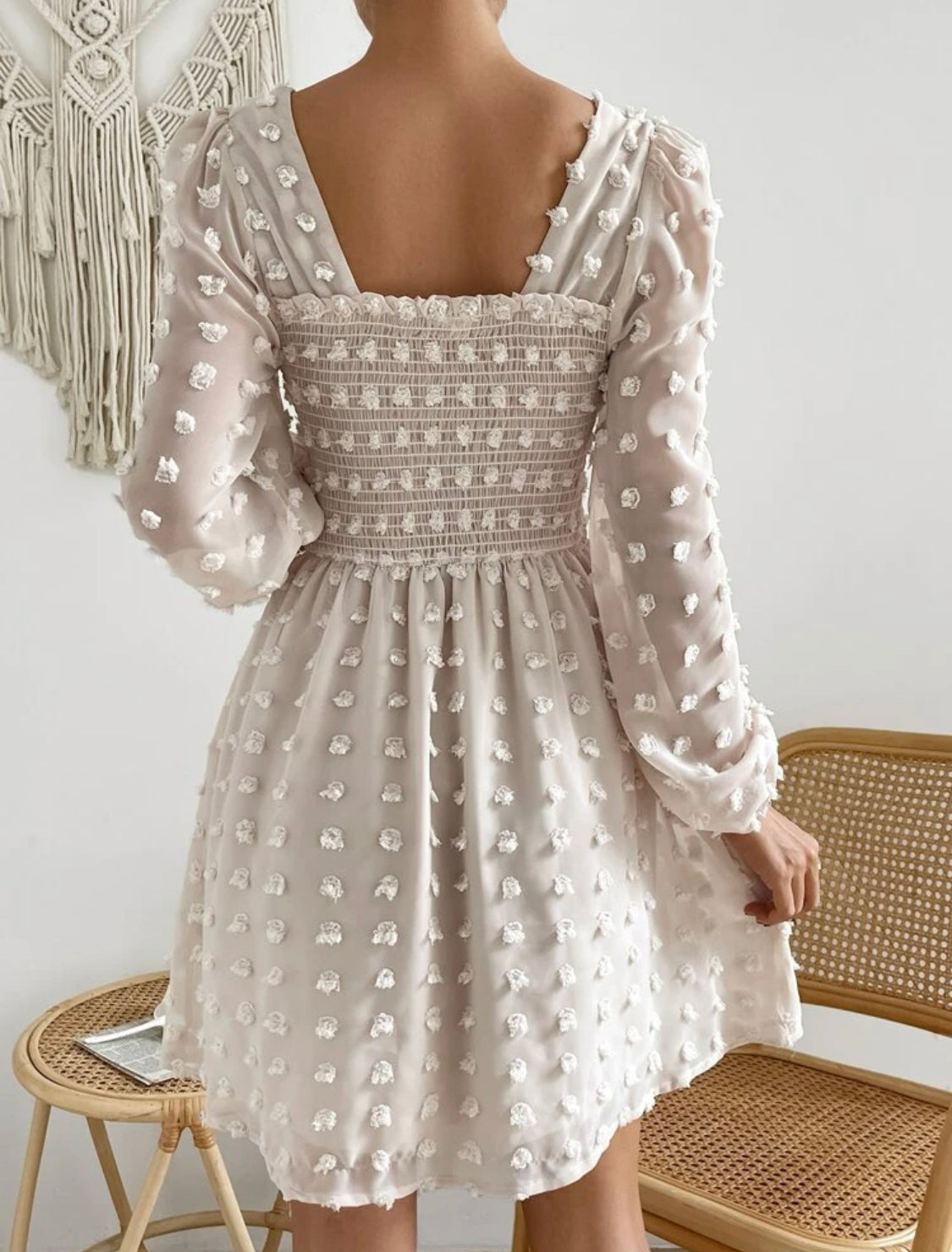 Vestido nude