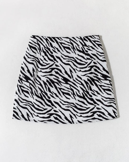 Falda zebra