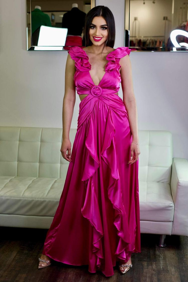 Vestido fucsia