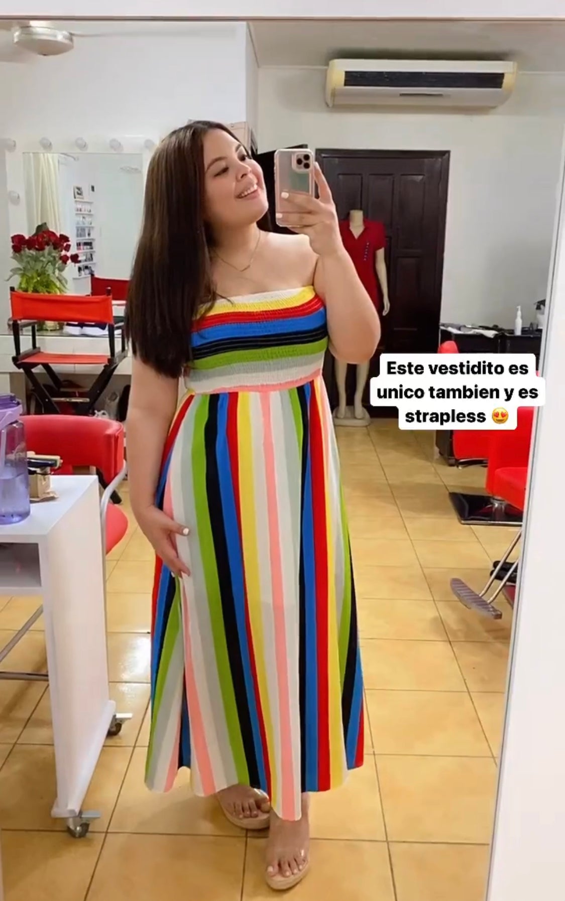 Vestido straple